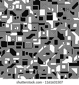 Circuit board seamless vector background