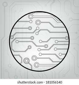 ?bstract circuit board techno background. EPS10 vector illustration pattern