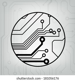 ?bstract circuit board techno background. EPS10 vector illustration pattern