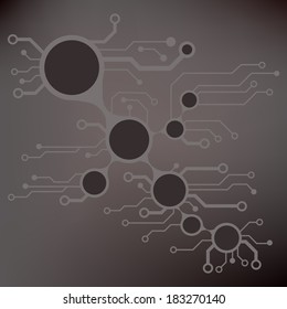 ?bstract circuit board techno background. EPS10 vector illustration pattern