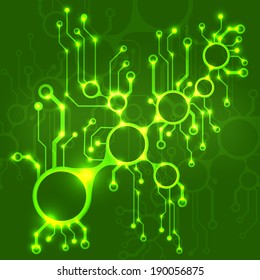 ?bstract circuit board techno background. EPS10 vector illustration pattern