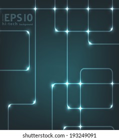 ?bstract circuit board techno background. EPS10 vector illustration pattern