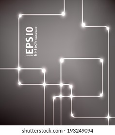 ?bstract circuit board techno background. EPS10 vector illustration pattern