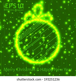?bstract circuit board techno background. EPS10 vector illustration pattern