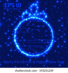 ?bstract circuit board techno background. EPS10 vector illustration pattern