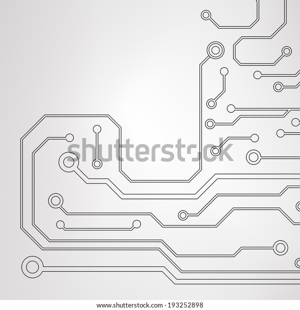 Circuit Board Techno Background Eps10 Vector Stock Vector (Royalty Free ...