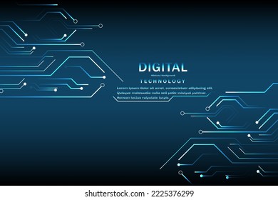 circuit board Technological background with lines