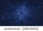 Circuit board. Technology background. Central Computer Processors CPU concept. Motherboard digital chip.