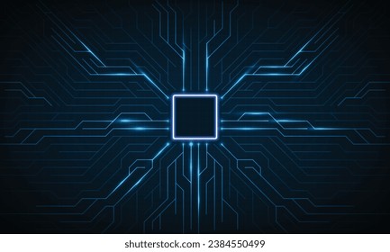 Circuit board. Technology background. Central Computer Processors CPU concept. Motherboard digital chip.