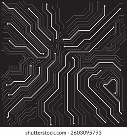Circuit board. Technology background. Central Computer Processors CPU concept. Motherboard digital chip.	

