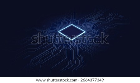 Circuit board. Technology background. Central Computer Processors CPU concept. Motherboard digital chip. vector eps10