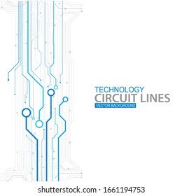 Circuit board, technology background. Circuit board electronic hardware future technological concept hi-tech computer digital technology background copy space vector illustration