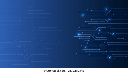 Leiterplattentechnologie, Hintergrund. Elektronische Hauptplatine. Weit Abstrakt modern futuristisch, Technologie-Hintergrund. Hi-Tech-Kommunikation. 