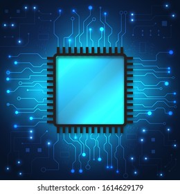 Circuit board technology background with hi-tech digital data connection system and computer electronic desing