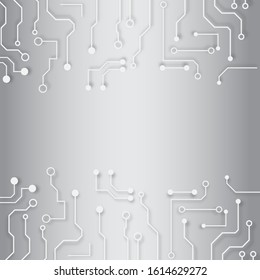 Circuit board technology background with hi-tech digital data connection system and computer electronic desing