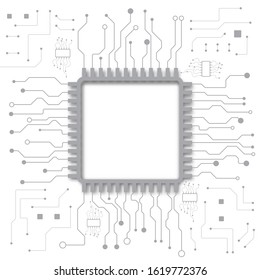 Circuit board technology background with hi-tech digital data connection system and computer electronic desing