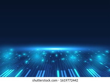 Circuit board technology background with hi-tech digital data connection system and computer electronic desing