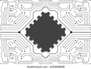 Circuit board technology background with hi-tech digital data connection system and computer electronic desing