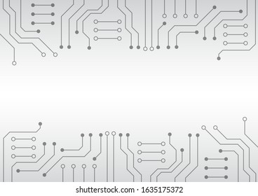 Circuit board technology background with hi-tech digital data connection system and computer electronic design