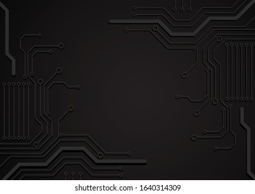 Circuit board technology background with hi-tech digital data connection system and computer electronic desing