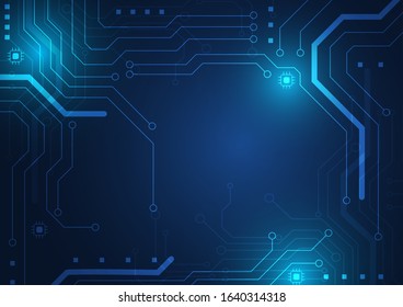 Circuit board technology background with hi-tech digital data connection system and computer electronic desing