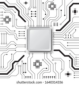 Circuit board technology background with hi-tech digital data connection system and computer electronic desing