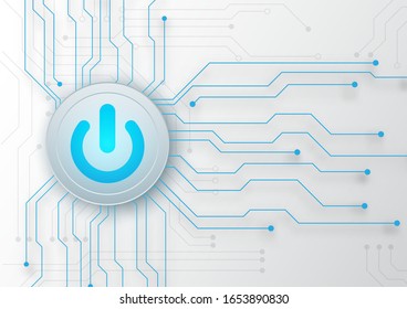 Fondo de tecnología de tarjeta de circuitos con sistema de conexión de datos digitales de alta tecnología y diseño electrónico informático