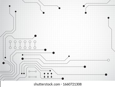 Circuit board technology background with hi-tech digital data connection system and computer electronic desing