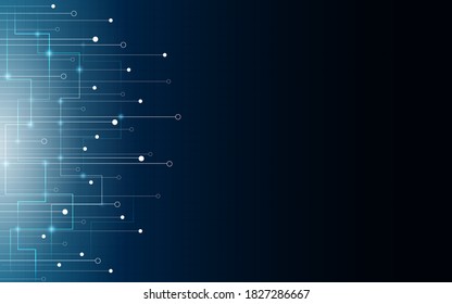 Imagen de fondo de la tecnología del panel de circuitos