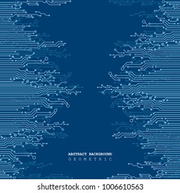 Circuit board, technology background. Vector illustration EPS 10