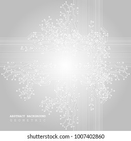 Circuit board, technology background. Vector illustration. EPS 10