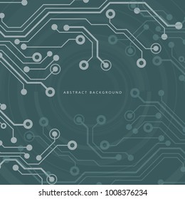 Circuit board, technology background. Vector illustration EPS 10
