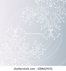 Circuit board, technology background. Vector illustration. EPS 10.