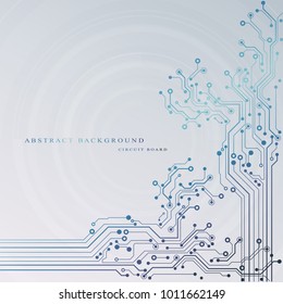 Circuit board, technology background. Vector illustration. EPS 10.