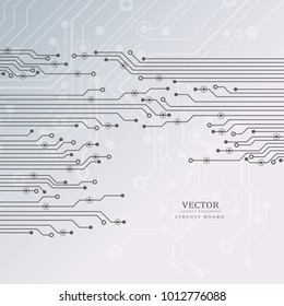 Circuit board, technology background. Vector illustration. 