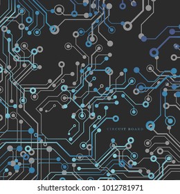 Circuit board, technology background. Vector illustration. EPS 10.