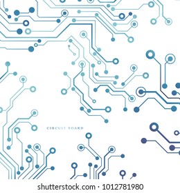 Circuit board, technology background. Vector illustration. EPS 10.