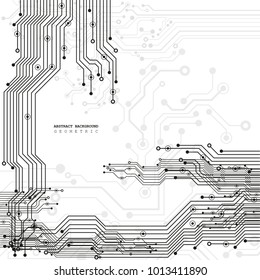 Circuit Board Technology Background Vector Illustration Stock Vector ...