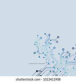 Circuit board, technology background. Vector illustration. EPS 10.