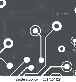 Circuit board, technology background. Vector illustration. EPS 10.