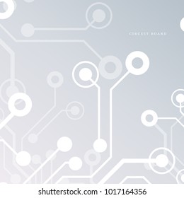 Circuit board, technology background. Vector illustration. EPS 10.