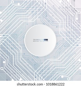 Circuit board, technology background. Vector illustration. EPS 10.