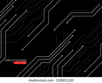 Circuit board, technology background, vector illustration eps 10