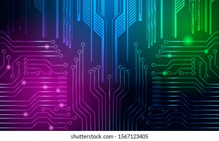 Circuit Board Technology Background vector illustration
