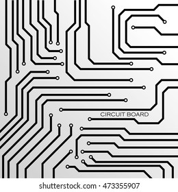 Circuit board, technology background, vector illustration eps 10