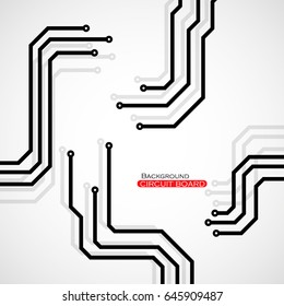 Circuit board, technology background, vector illustration eps 10