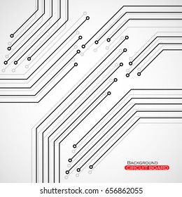 Circuit board, technology background, vector illustration eps 10
