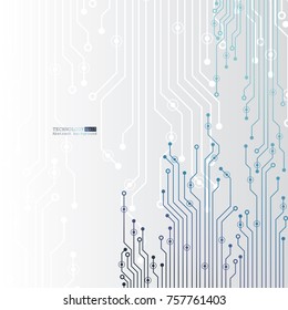 Circuit board, technology background.  Vector illustration. EPS 10