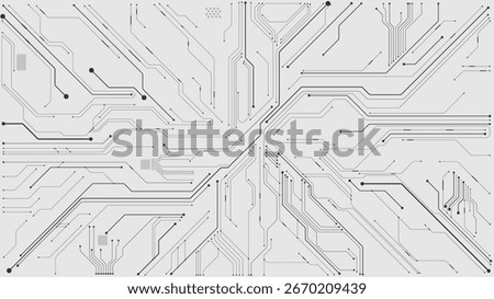circuit board technology background vector illustration.