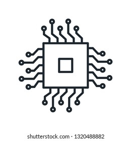 Circuit board  technology icon vector  logo template